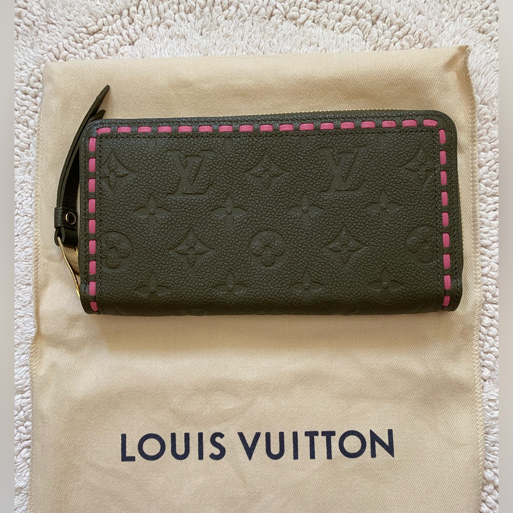 Louis Vuitton Zippy Monogram Empreinte Leather Wallet